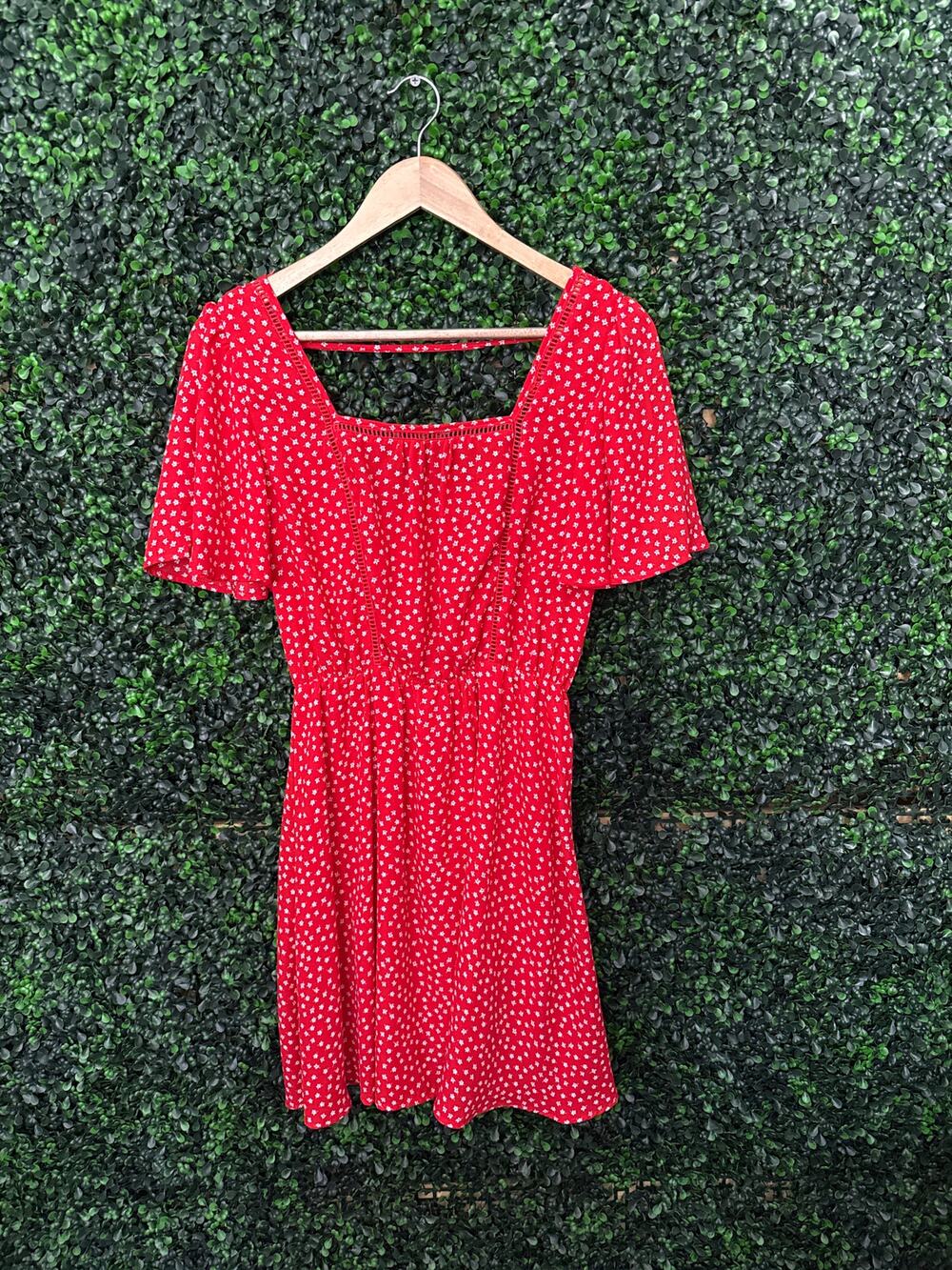 Sienna Sky, Orange with white Flowers,  Women’s size M, Summer Dress
